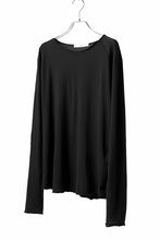 Load image into Gallery viewer, daub RAGLAN STITCH L/S CUTSEWN / DYED COTTON JERSEY (BLACK)