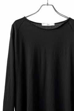 画像をギャラリービューアに読み込む, daub DYEING LS CUTSEWN SCAR STITCHED / C.JERSEY (BLACK)