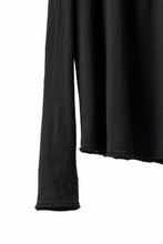 Load image into Gallery viewer, daub RAGLAN STITCH L/S CUTSEWN / DYED COTTON JERSEY (BLACK)