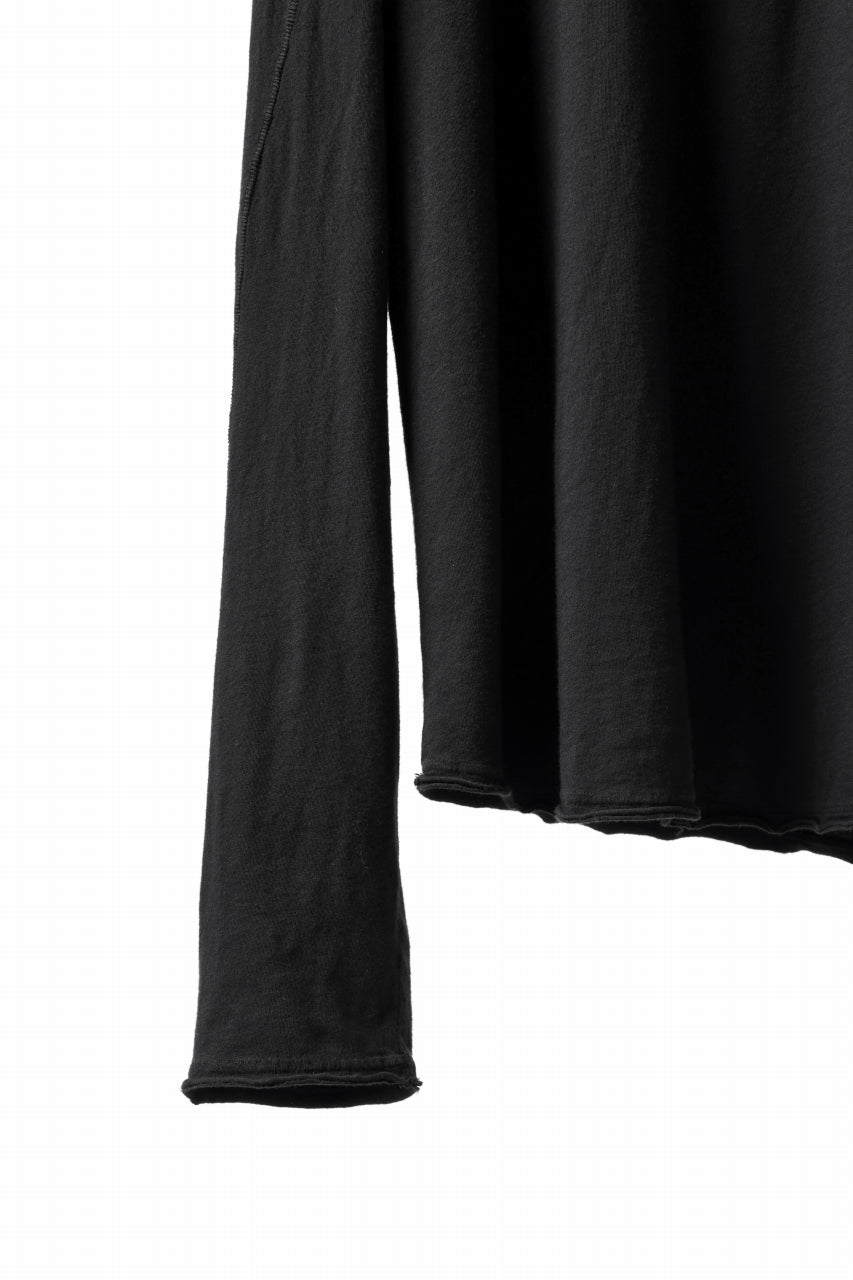 Load image into Gallery viewer, daub RAGLAN STITCH L/S CUTSEWN / DYED COTTON JERSEY (BLACK)