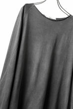 Load image into Gallery viewer, daub RAGLAN STITCH L/S CUTSEWN / COLD DYED COTTON JERSEY (GREY)