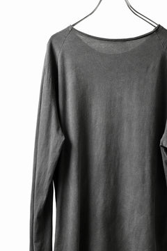 Load image into Gallery viewer, daub RAGLAN STITCH L/S CUTSEWN / COLD DYED COTTON JERSEY (GREY)