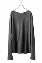 Load image into Gallery viewer, daub RAGLAN STITCH L/S CUTSEWN / COLD DYED COTTON JERSEY (GREY)