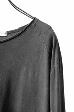 Load image into Gallery viewer, daub RAGLAN STITCH L/S CUTSEWN / COLD DYED COTTON JERSEY (GREY)