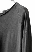 Load image into Gallery viewer, daub RAGLAN STITCH L/S CUTSEWN / COLD DYED COTTON JERSEY (GREY)