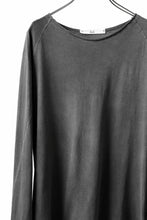 Load image into Gallery viewer, daub RAGLAN STITCH L/S CUTSEWN / COLD DYED COTTON JERSEY (GREY)