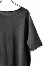 画像をギャラリービューアに読み込む, daub DYEING T-SHIRT SCAR STITCHED / CL-JERSEY (GREY)
