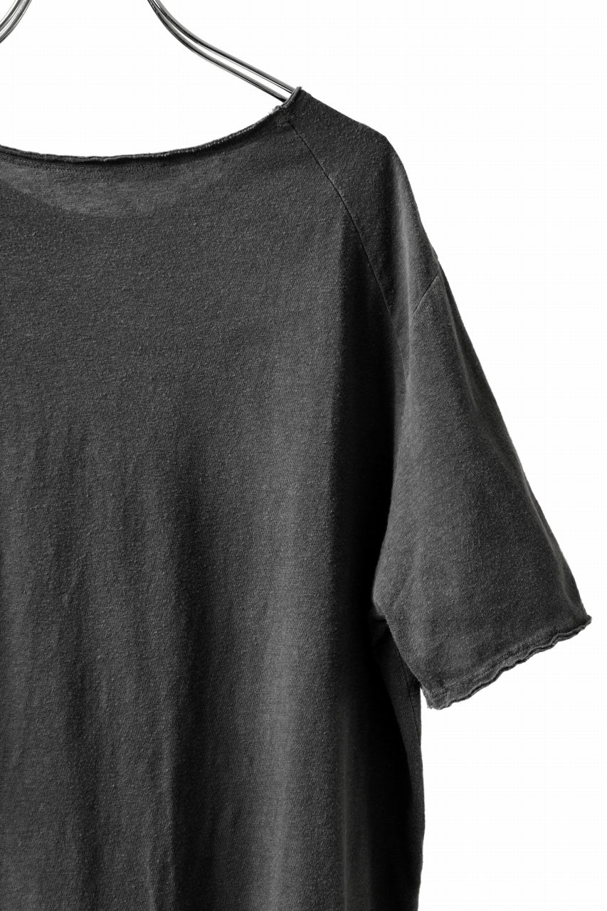 画像をギャラリービューアに読み込む, daub DYEING T-SHIRT SCAR STITCHED / CL-JERSEY (GREY)