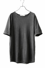 画像をギャラリービューアに読み込む, daub DYEING T-SHIRT SCAR STITCHED / CL-JERSEY (GREY)