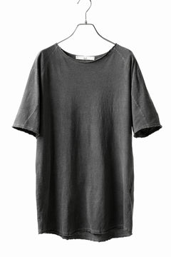 画像をギャラリービューアに読み込む, daub DYEING T-SHIRT SCAR STITCHED / CL-JERSEY (GREY)