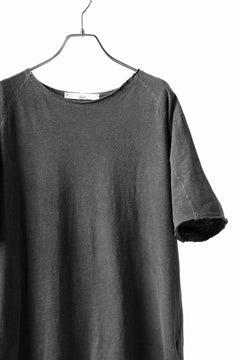 画像をギャラリービューアに読み込む, daub DYEING T-SHIRT SCAR STITCHED / CL-JERSEY (GREY)