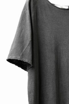 画像をギャラリービューアに読み込む, daub DYEING T-SHIRT SCAR STITCHED / CL-JERSEY (GREY)