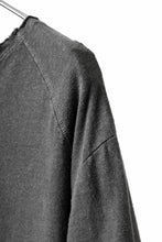 画像をギャラリービューアに読み込む, daub DYEING T-SHIRT SCAR STITCHED / CL-JERSEY (GREY)