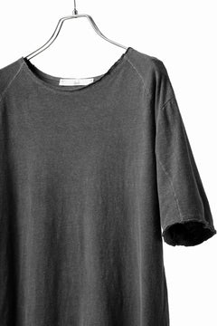 画像をギャラリービューアに読み込む, daub DYEING T-SHIRT SCAR STITCHED / CL-JERSEY (GREY)