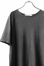 画像をギャラリービューアに読み込む, daub DYEING T-SHIRT SCAR STITCHED / CL-JERSEY (GREY)