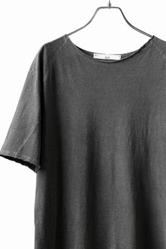 画像をギャラリービューアに読み込む, daub DYEING T-SHIRT SCAR STITCHED / CL-JERSEY (GREY)
