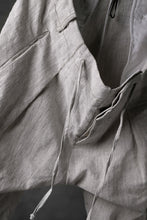 画像をギャラリービューアに読み込む, masnada PANTA BAGGY VAN 6POCKETS / CRUMPLED LINEN COTTON (CHALK)