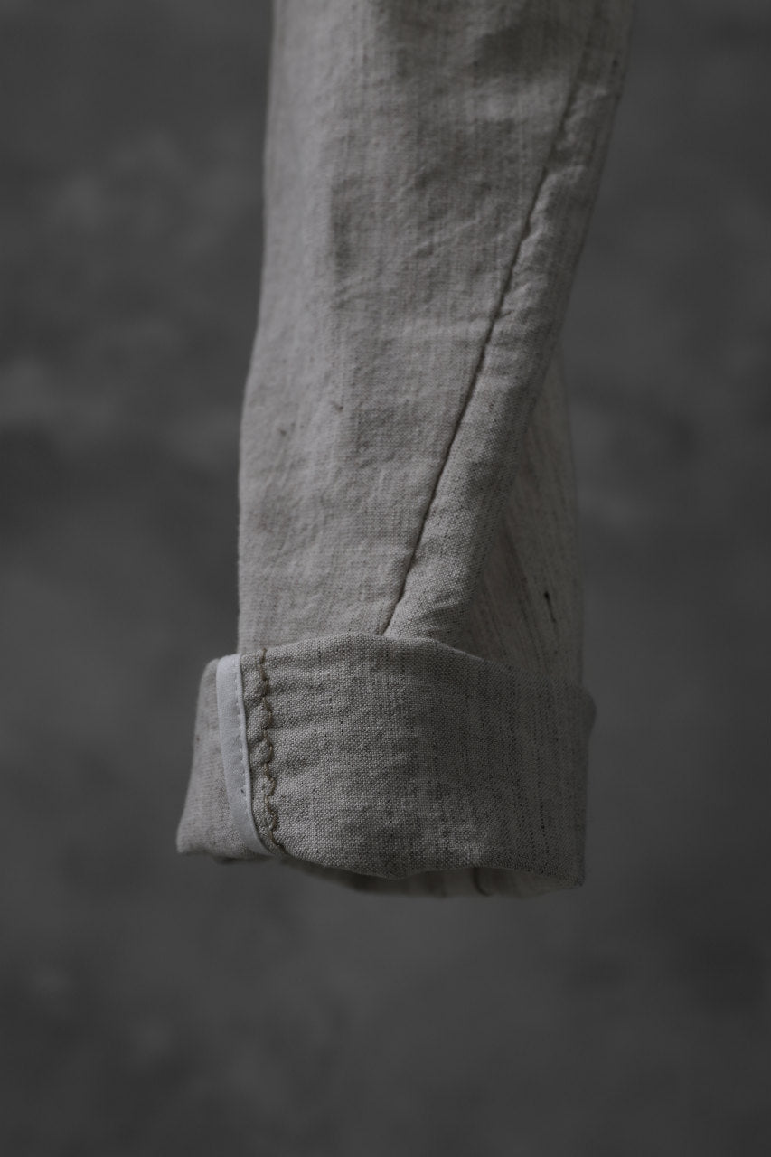 画像をギャラリービューアに読み込む, masnada PANTA BAGGY VAN 6POCKETS / CRUMPLED LINEN COTTON (CHALK)