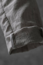 画像をギャラリービューアに読み込む, masnada PANTA BAGGY VAN 6POCKETS / CRUMPLED LINEN COTTON (CHALK)