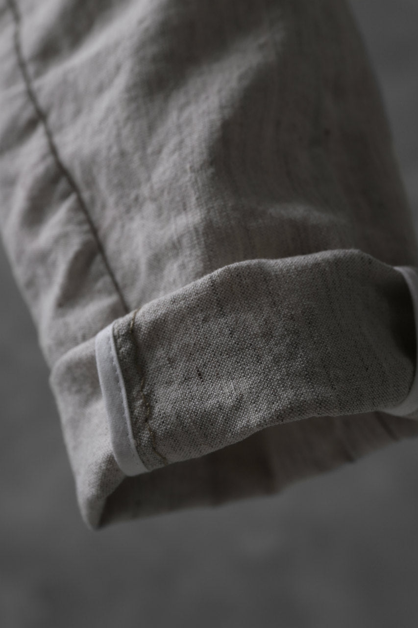画像をギャラリービューアに読み込む, masnada PANTA BAGGY VAN 6POCKETS / CRUMPLED LINEN COTTON (CHALK)