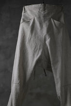 画像をギャラリービューアに読み込む, masnada PANTA BAGGY VAN 6POCKETS / CRUMPLED LINEN COTTON (CHALK)
