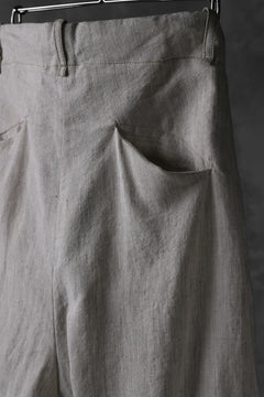 画像をギャラリービューアに読み込む, masnada PANTA BAGGY VAN 6POCKETS / CRUMPLED LINEN COTTON (CHALK)
