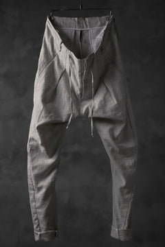 画像をギャラリービューアに読み込む, masnada PANTA BAGGY VAN 6POCKETS / CRUMPLED LINEN COTTON (CHALK)