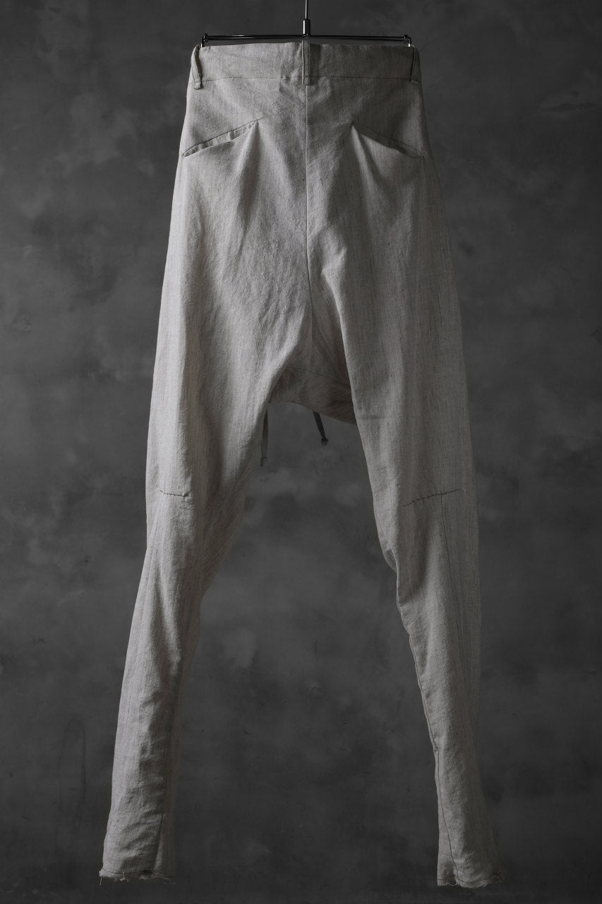 画像をギャラリービューアに読み込む, masnada PANTA BAGGY VAN 6POCKETS / CRUMPLED LINEN COTTON (CHALK)