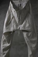 画像をギャラリービューアに読み込む, masnada PANTA BAGGY VAN 6POCKETS / CRUMPLED LINEN COTTON (CHALK)