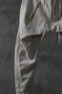画像をギャラリービューアに読み込む, masnada PANTA BAGGY VAN 6POCKETS / CRUMPLED LINEN COTTON (CHALK)
