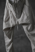 画像をギャラリービューアに読み込む, masnada PANTA BAGGY VAN 6POCKETS / CRUMPLED LINEN COTTON (CHALK)