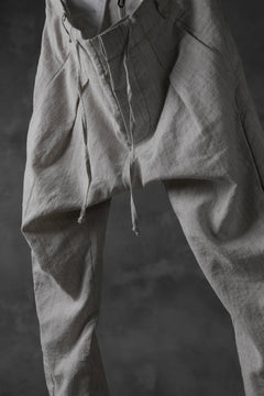 画像をギャラリービューアに読み込む, masnada PANTA BAGGY VAN 6POCKETS / CRUMPLED LINEN COTTON (CHALK)
