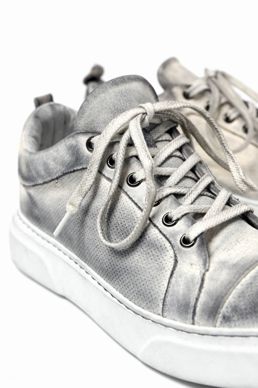 画像をギャラリービューアに読み込む, masnada LOW CUT SNEAKER / PELLE DI PECORA (DIRTY WHITE)
