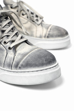 画像をギャラリービューアに読み込む, masnada LOW CUT SNEAKER / PELLE DI PECORA (DIRTY WHITE)