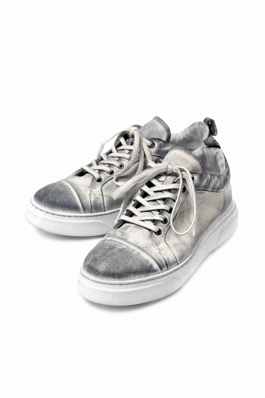 画像をギャラリービューアに読み込む, masnada LOW CUT SNEAKER / PELLE DI PECORA (DIRTY WHITE)