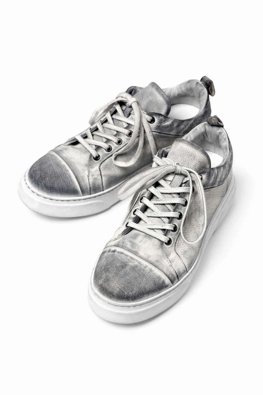 画像をギャラリービューアに読み込む, masnada LOW CUT SNEAKER / PELLE DI PECORA (DIRTY WHITE)