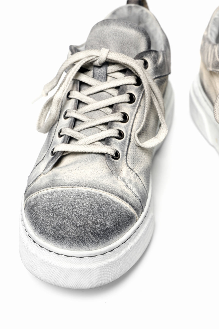 画像をギャラリービューアに読み込む, masnada LOW CUT SNEAKER / PELLE DI PECORA (DIRTY WHITE)