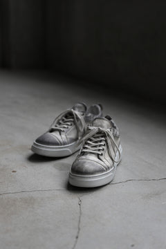 画像をギャラリービューアに読み込む, masnada LOW CUT SNEAKER / PELLE DI PECORA (DIRTY WHITE)