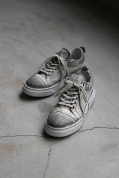 画像をギャラリービューアに読み込む, masnada LOW CUT SNEAKER / PELLE DI PECORA (DIRTY WHITE)