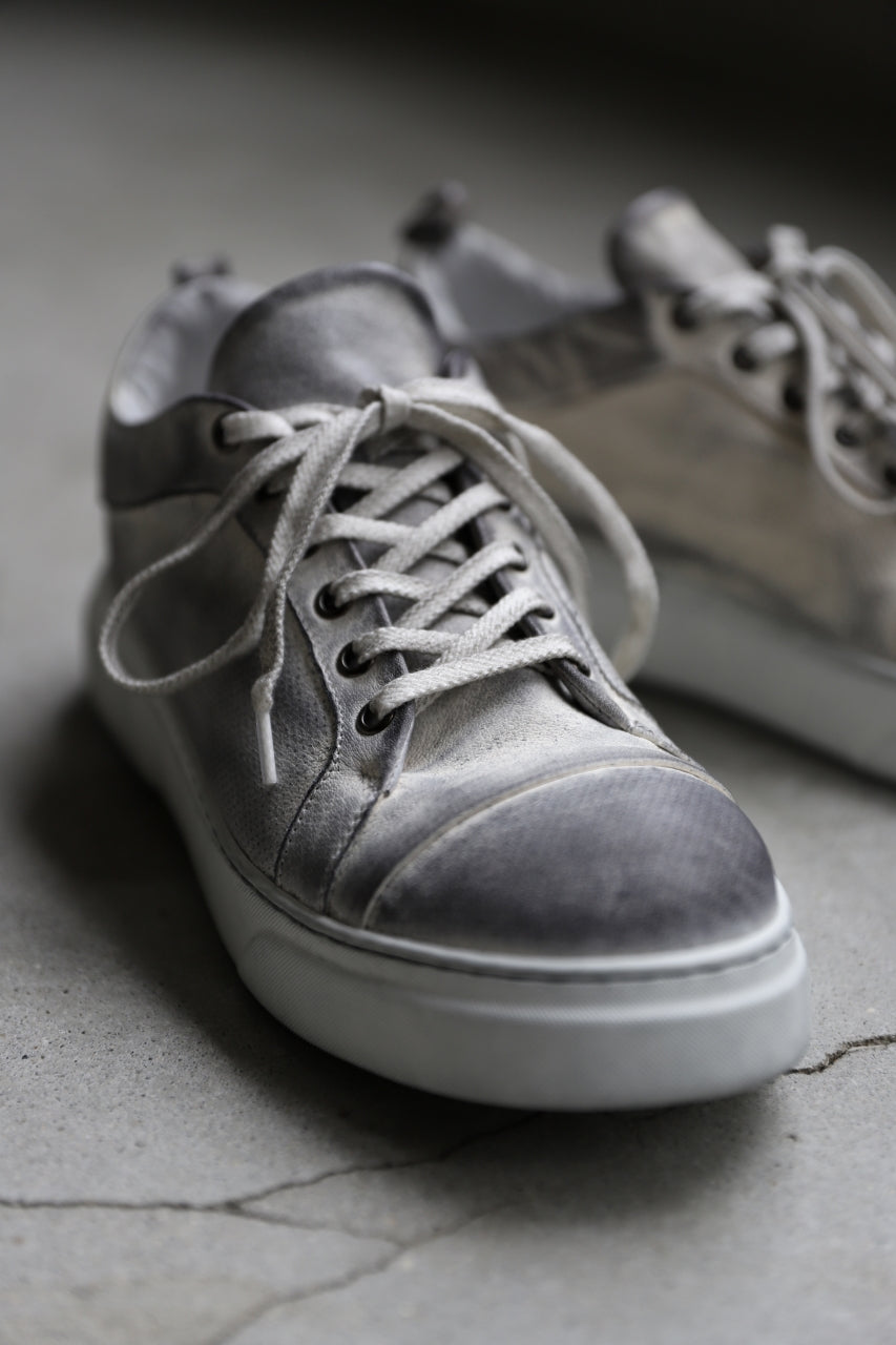 画像をギャラリービューアに読み込む, masnada LOW CUT SNEAKER / PELLE DI PECORA (DIRTY WHITE)