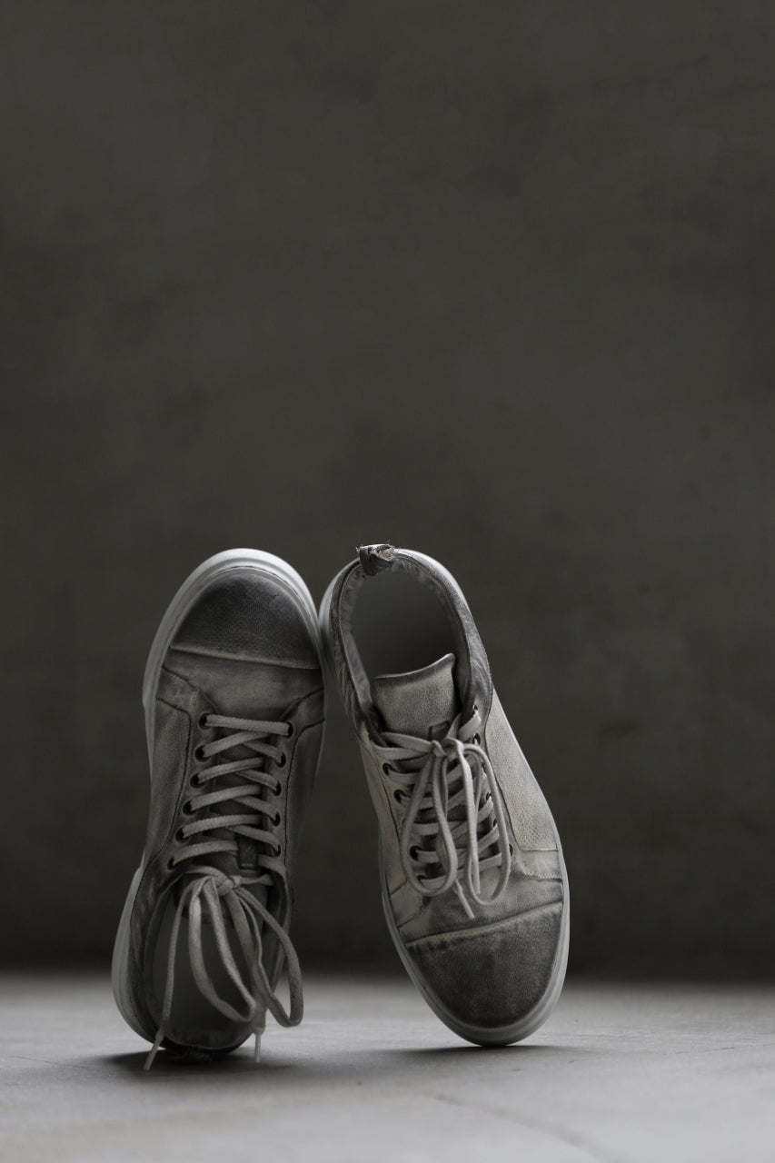画像をギャラリービューアに読み込む, masnada LOW CUT SNEAKER / PELLE DI PECORA (DIRTY WHITE)