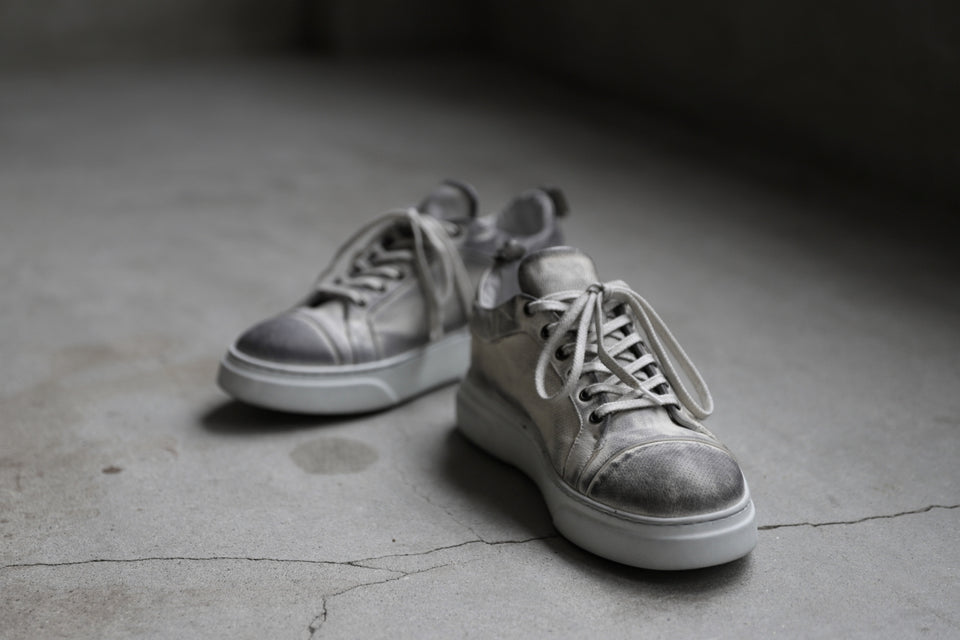 画像をギャラリービューアに読み込む, masnada LOW CUT SNEAKER / PELLE DI PECORA (DIRTY WHITE)