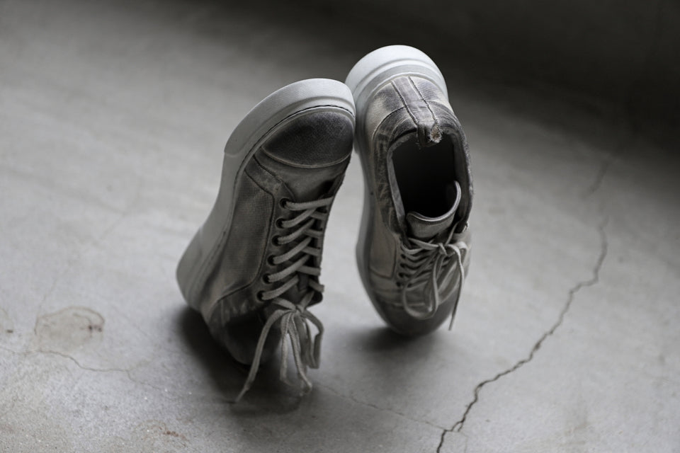 画像をギャラリービューアに読み込む, masnada LOW CUT SNEAKER / PELLE DI PECORA (DIRTY WHITE)