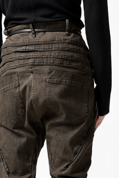 画像をギャラリービューアに読み込む, masnada BAGGY JEANS / REPURPOSED STRETCH (TARNISHED DUST)