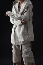 画像をギャラリービューアに読み込む, masnada CROPPED LOOSE POCKET PARKA JACKET / STRETCH COTTON RIPSTOP (FLINT)
