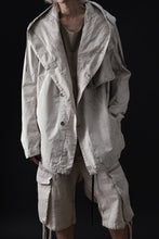 画像をギャラリービューアに読み込む, masnada CROPPED LOOSE POCKET PARKA JACKET / STRETCH COTTON RIPSTOP (FLINT)