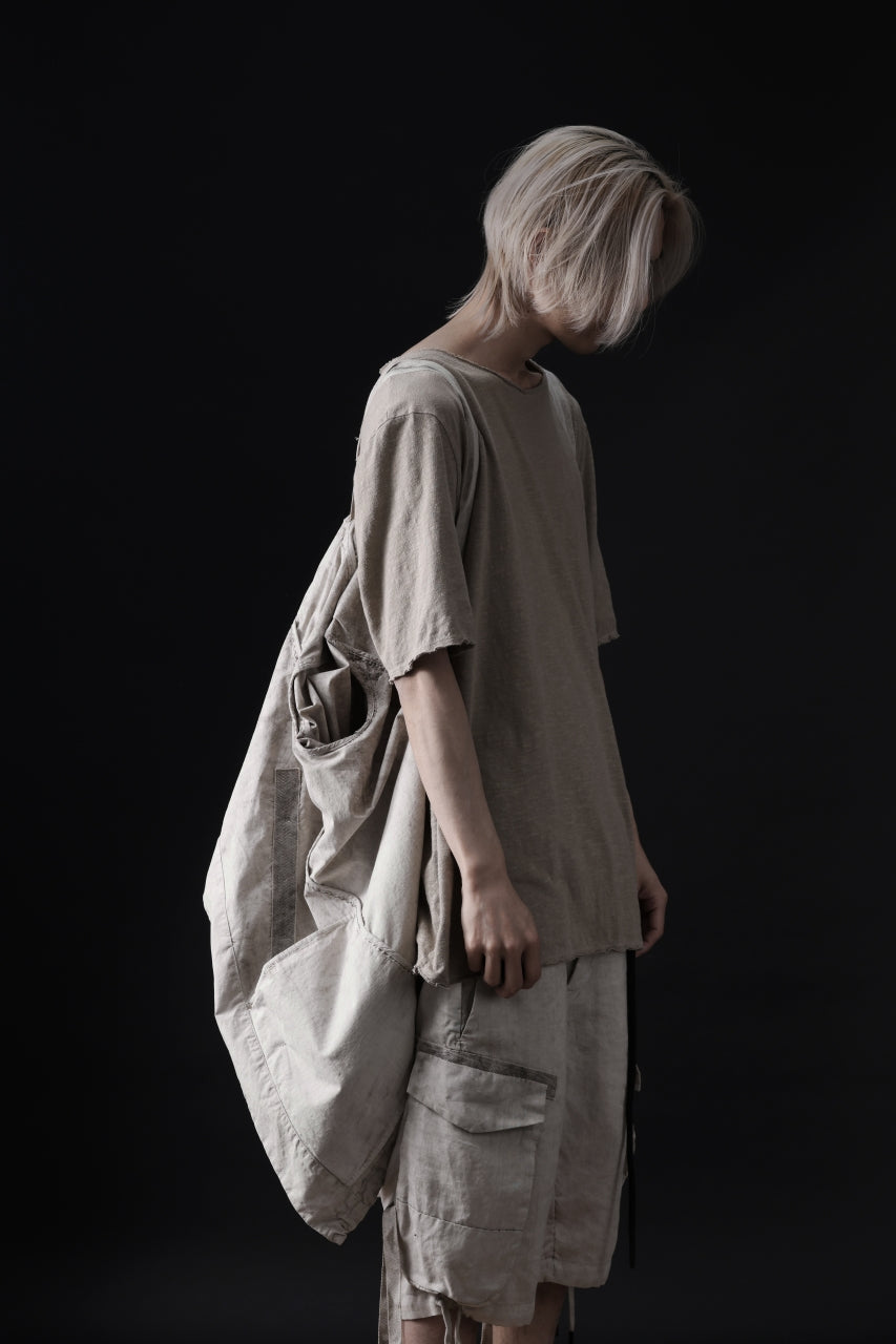 画像をギャラリービューアに読み込む, masnada CROPPED LOOSE POCKET PARKA JACKET / STRETCH COTTON RIPSTOP (FLINT)