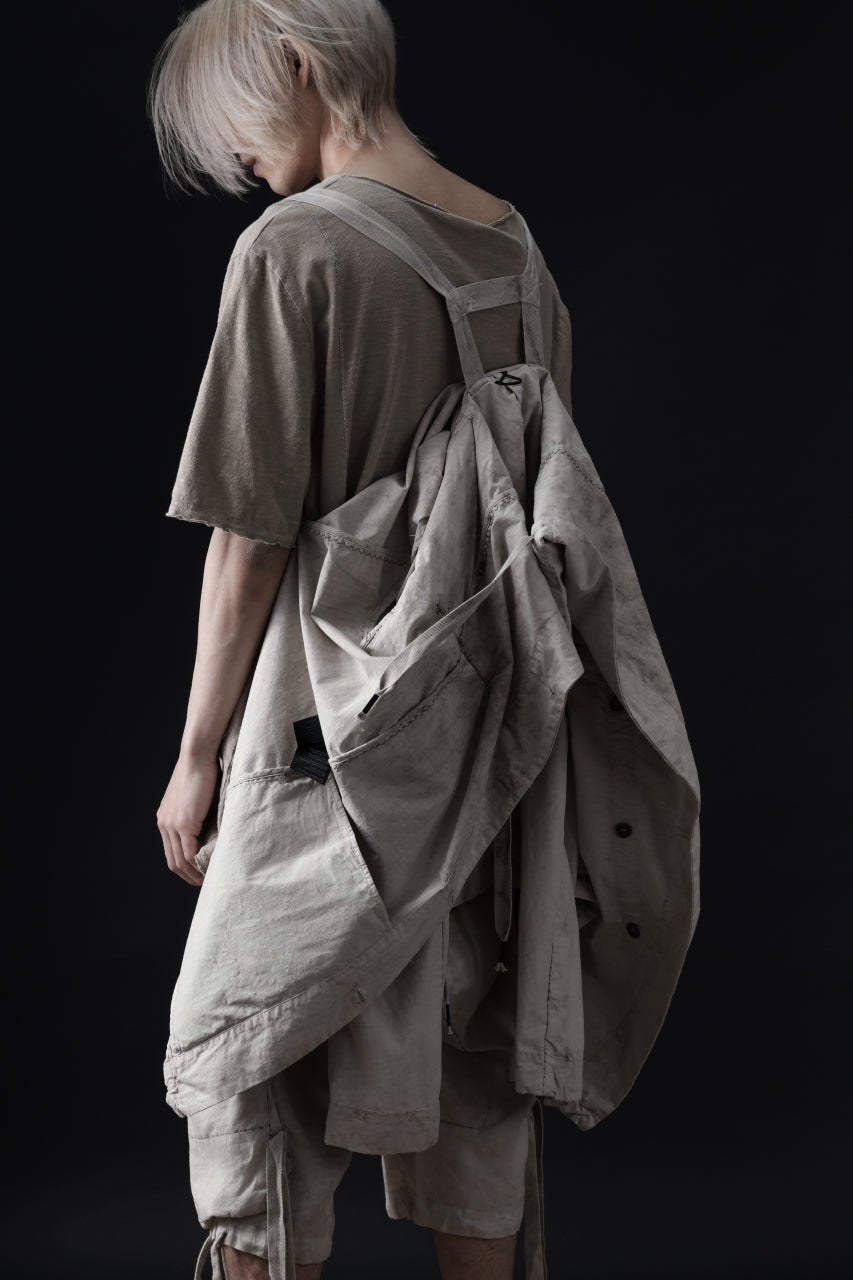 画像をギャラリービューアに読み込む, masnada CROPPED LOOSE POCKET PARKA JACKET / STRETCH COTTON RIPSTOP (FLINT)