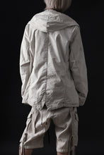 画像をギャラリービューアに読み込む, masnada CROPPED LOOSE POCKET PARKA JACKET / STRETCH COTTON RIPSTOP (FLINT)