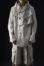 画像をギャラリービューアに読み込む, masnada CROPPED LOOSE POCKET PARKA JACKET / STRETCH COTTON RIPSTOP (FLINT)